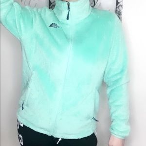 Fuzzy Northface Full Zip Fleece